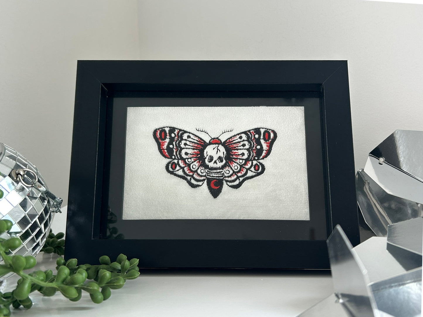 'Death Moth' Framed Art (2 Colour)