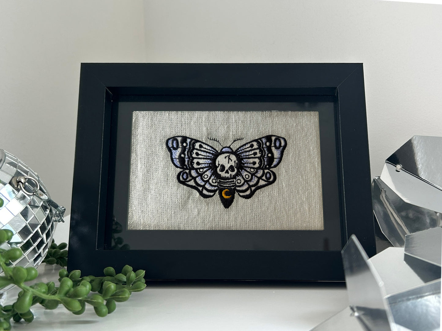'Death Moth' Framed Art (2 Colour)