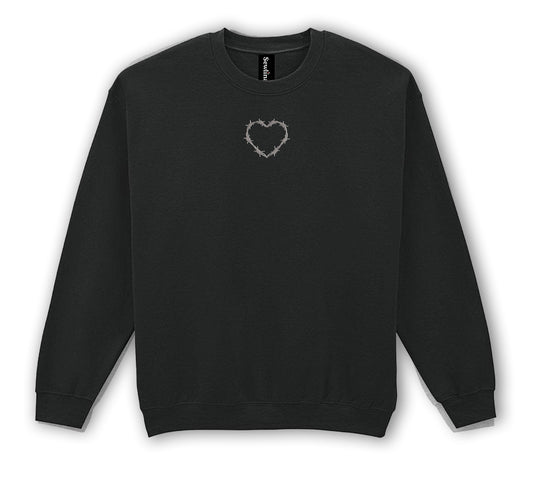 Barbed Wire Heart Sweatshirt