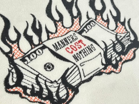 'Manners Cost Nothing' Framed Art