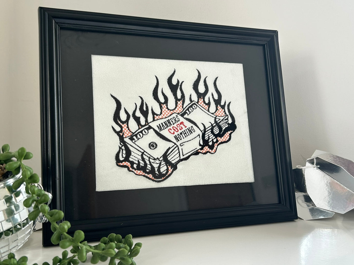 'Manners Cost Nothing' Framed Art