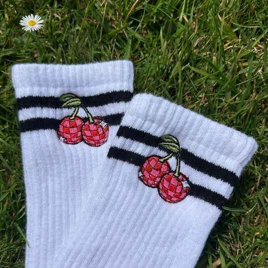 Disco Cherry Socks