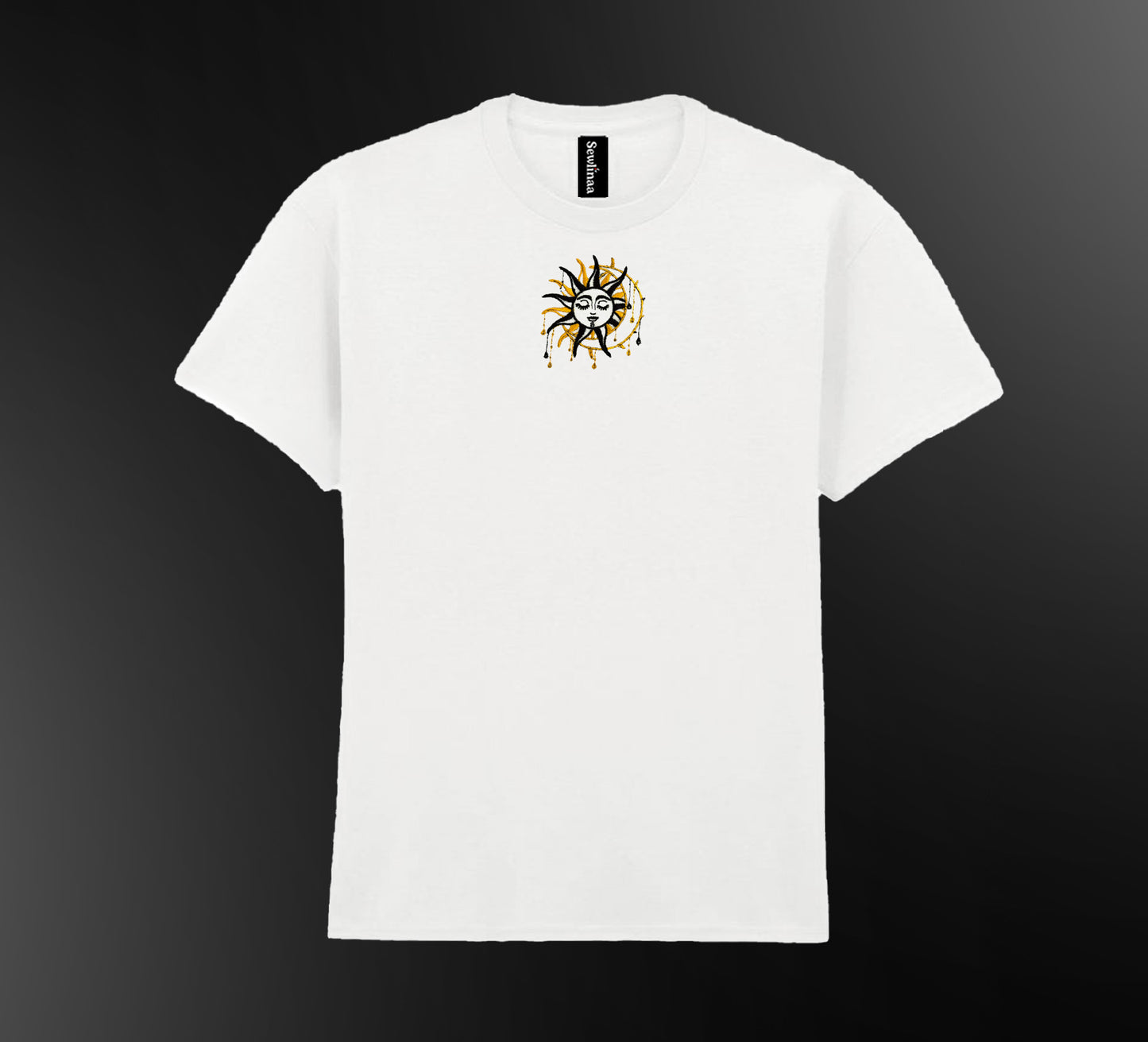 Sun & Moon Embroidered Tee